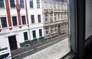 Blick auf das Hausprojekt Simildenstraße